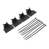 Swimming Pool Pipe Holders Adjustable Design Sturdy ABS Easy Installation Swimming Pool Hose Support Brackets Black In Australia - Darrahopens