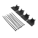 Swimming Pool Pipe Holders Adjustable Design Sturdy ABS Easy Installation Swimming Pool Hose Support Brackets Black In Australia - Darrahopens