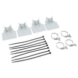 4 Sets Swimming Pool Pipe Holder Prevent Pipe Slip Cable Ties Stainless Steel Hose Clamp Swimming Pool Hose Holder Gray In Australia - Darrahopens