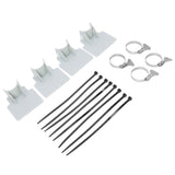 4 Sets Swimming Pool Pipe Holder Prevent Pipe Slip Cable Ties Stainless Steel Hose Clamp Swimming Pool Hose Holder Gray In Australia - Darrahopens