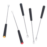 6 Pcs Fondue Forks Stainless Steel Corrosion Resistant Long Forks for Cake Chocolate Fruits Cheese Fondue