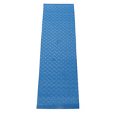 Swimming Pool Protective Ladder Mat Non Slip Replacement Ladder Rubber Pad Blue for Pools Wavy Pattern