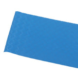 Swimming Pool Protective Ladder Mat Non Slip Replacement Ladder Rubber Pad Blue for Pools Wavy Pattern