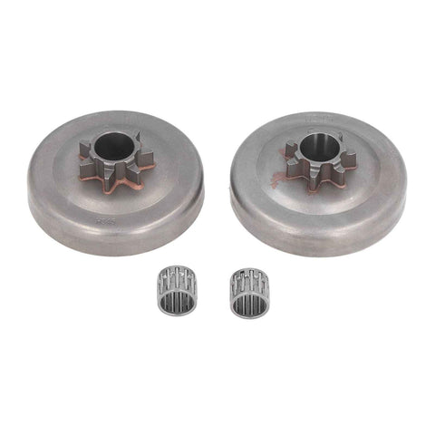 Chainsaw 7 Tooth Clutch Drum Needle Bearing Kit Sprocket Accessories for Husqvarna 350 340 345 445 450 450 In Australia - Darrahopens
