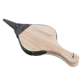 Fireplace Bellow Manual Operation Durable Solidwood Heatproof Leather Widely Used Fire Blower for BBQ Camping Fireplace