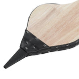 Fireplace Bellow Manual Operation Durable Solidwood Heatproof Leather Widely Used Fire Blower for BBQ Camping Fireplace