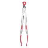 Food Tong Thickened 304 Stainless Steel Anti Slip Corrosion Resistant Barbecue Tongs for Restaurant Kitchen Baking Red In Australia - Darrahopens