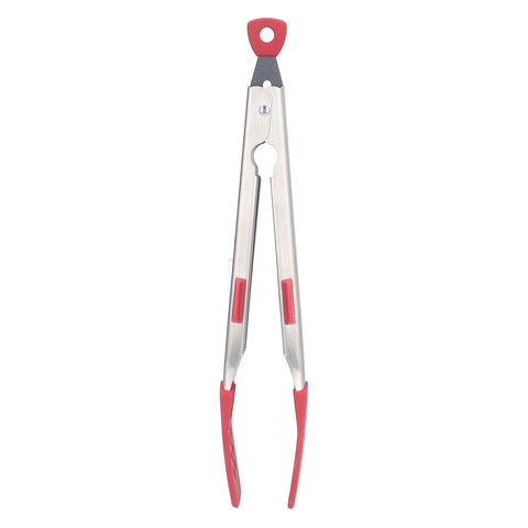 Food Tong Thickened 304 Stainless Steel Anti Slip Corrosion Resistant Barbecue Tongs for Restaurant Kitchen Baking Red In Australia - Darrahopens