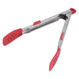 Food Tong Thickened 304 Stainless Steel Anti Slip Corrosion Resistant Barbecue Tongs for Restaurant Kitchen Baking Red In Australia - Darrahopens