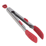 Food Tong Thickened 304 Stainless Steel Anti Slip Corrosion Resistant Barbecue Tongs for Restaurant Kitchen Baking Red In Australia - Darrahopens