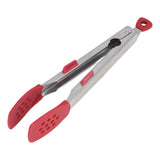 Food Tong Thickened 304 Stainless Steel Anti Slip Corrosion Resistant Barbecue Tongs for Restaurant Kitchen Baking Red In Australia - Darrahopens