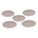 5Pcs High Temperature Resistant Barbecue Round Mat Reusable Non Stick BBQ Grill Grid Slice Pizza Mat 36cm Diameter Brown In Australia - Darrahopens