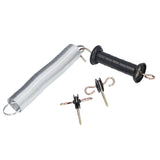 Electric Fence Gate Kit PP Iron 5 Meters Animal Spring Door Accessory with Handle Insulated Nail for Livestock In Australia - Darrahopens