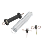 Electric Fence Gate Kit PP Iron 5 Meters Animal Spring Door Accessory with Handle Insulated Nail for Livestock