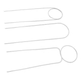 3 Pcs Plant Trellis 40cm Wrought Iron Metal Plant Climbing Trellis Indoor Green Plant Potted Flower Arrangement Bracket White
