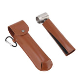Manual Wood Auger Wrench Hand Survival Auger Wrench Multifunctional Woodworking Punch Tools Brown PU Leather Case In Australia - Darrahopens
