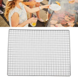 Barbecue Wire Mat Rust Proof Stainless Steel Multi Functional BBQ Grill Mat for Home Picnics Camping