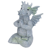 Small Dinosaur Sculpture Resin Meditated Statue Home Ornament for Garden Tree Courtyard Backyard In Australia - Darrahopens