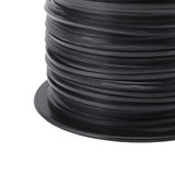 3.3mm/0.13in Square String Trimmer Line High Efficiency Nylon Black Grass Trimmer Line Replacement for Husqvarna 100m/328.1ft