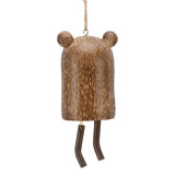 Rustic Hanging Animal Wind Chimes Resin Hand Made Natural Garden Decoration for Gardens Backyards Trees Yards C Raccoon