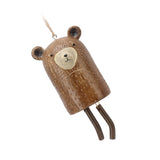 Rustic Hanging Animal Wind Chimes Resin Hand Made Natural Garden Decoration for Gardens Backyards Trees Yards C Raccoon