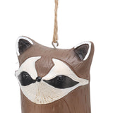 Rustic Hanging Animal Wind Chimes Resin Hand Made Natural Garden Decoration for Gardens Backyards Trees Yards D Red Panda