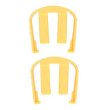 2pcs Car Wash Machine Quick Connector Buckle Car Washer C Clip Replacement Part for Karcher K2 K3 K7 Yellow