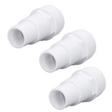 3Pcs G1‑1/2 External Thread Hose Adapter Swimming Pool Supplies for Replacement of Above Ground Pool Pumps Filters Skimmers