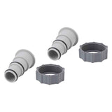 2Pcs Replacement Hose Adapter Plastic Pool Accessories for Threaded Connection Pumps 1.5in 1.25in Hoses In Australia - Darrahopens