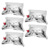 5Pcs Emergency Water Jug Bags with Spigot Foldable Beverage Insulation Drinking Water Storage Bag 5L In Australia - Darrahopens
