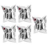 5Pcs Emergency Water Jug Bags with Spigot Foldable Beverage Insulation Drinking Water Storage Bag 5L