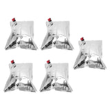 5Pcs Emergency Water Jug Bags with Spigot Foldable Beverage Insulation Drinking Water Storage Bag 5L
