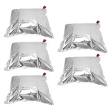 5Pcs Emergency Water Jug Bags with Spigot Foldable Beverage Insulation Drinking Water Storage Bag 15L In Australia - Darrahopens