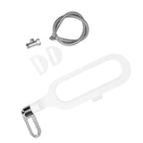 G1/2 Ultra Thin Plastic Toilet Bidet Attachment with Double Nozzles Self Cleaning for Home Bathroom