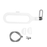 G1/2 Ultra Thin Plastic Toilet Bidet Attachment with Double Nozzles Self Cleaning for Home Bathroom