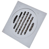 Floor Drain Square Copper Odor Resistant Self Sealing Gravity Floor Drain for Bathroom Kitchen Balconies