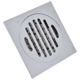 Floor Drain Square Copper Odor Resistant Self Sealing Gravity Floor Drain for Bathroom Kitchen Balconies