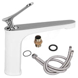 G1/2 Single Handle Basin Mixer Tap with Metal Handle Durable Solid Brass Bathroom Faucet In Australia - Darrahopens