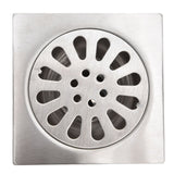 Shower Drain Square Shape Adjustable Tile Insertion Floor Drain Channel for Kitchen Bathroom