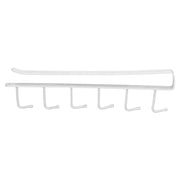 Coffee Mug Holder 6 Hooks Elegant Style Convenient Practical Stable Reliable Durable Wearable Kitchen Rack for HomeWhite In Australia - Darrahopens