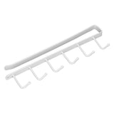 Coffee Mug Holder 6 Hooks Elegant Style Convenient Practical Stable Reliable Durable Wearable Kitchen Rack for HomeWhite In Australia - Darrahopens