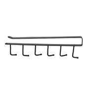 Coffee Mug Holder 6 Hooks Elegant Style Convenient Practical Stable Reliable Durable Wearable Kitchen Rack for HomeBlack In Australia - Darrahopens