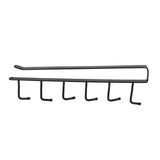 Coffee Mug Holder 6 Hooks Elegant Style Convenient Practical Stable Reliable Durable Wearable Kitchen Rack for HomeBlack In Australia - Darrahopens