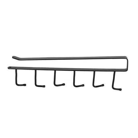 Coffee Mug Holder 6 Hooks Elegant Style Convenient Practical Stable Reliable Durable Wearable Kitchen Rack for HomeBlack In Australia - Darrahopens