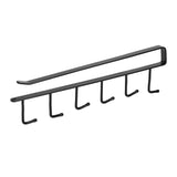 Coffee Mug Holder 6 Hooks Elegant Style Convenient Practical Stable Reliable Durable Wearable Kitchen Rack for HomeBlack In Australia - Darrahopens