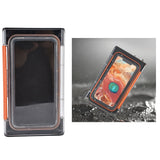 Shower Phone Holder Waterproof Bathroom Phone Box 360 Degree Rotation Wall Mounted Phone CaseBlack