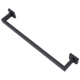 Hand Towel Holder Black Stainless Steel Fashion Design High Hardness Durable Stable Easy Installation Towel Bar