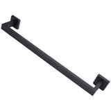 Hand Towel Holder Black Stainless Steel Fashion Design High Hardness Durable Stable Easy Installation Towel Bar
