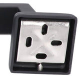 Hand Towel Holder Black Stainless Steel Fashion Design High Hardness Durable Stable Easy Installation Towel Bar