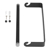 32cm Toilet Paper Holder Wall Mounted Toilet Tissue Roll Holders for Bathroom Kitchen Matte Black